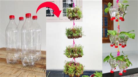 How To Make An Amazing Vertical Garden Using Plastic Bottles Hanging