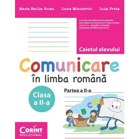 Comunicare în Limba Română Caietul Elevului Pentru Clasa A Ii A