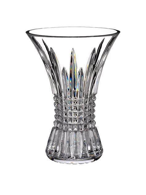 Waterford Crystal Lismore Diamond Cut Glass Vase H20cm Clear