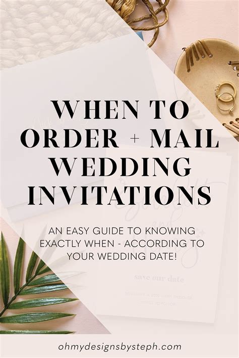 When To Order Wedding Invitations Oh My Designs By Steph Order