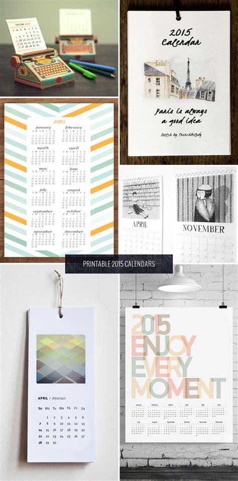 Printable 2015 Calendars Paper Crave