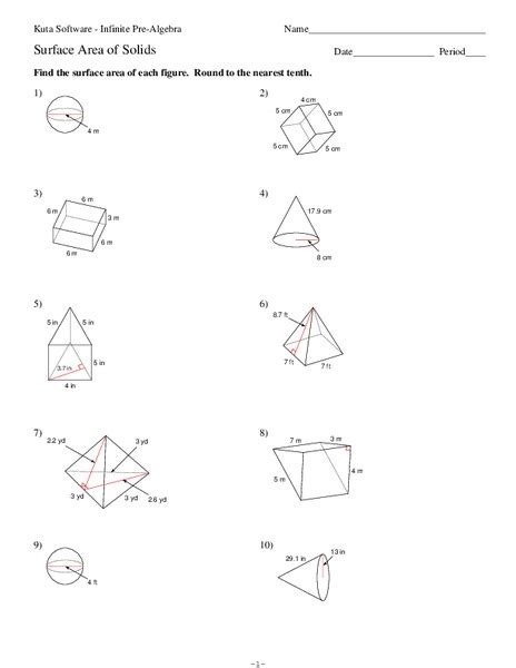 Identifying Solid Figures Worksheet Template With Answer Key Printable Pin On Math Aidscom