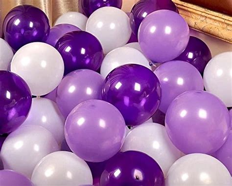 Pack Of 100 Wedding Elecrainbow 10 Inch Light Purple Balloons Birthday