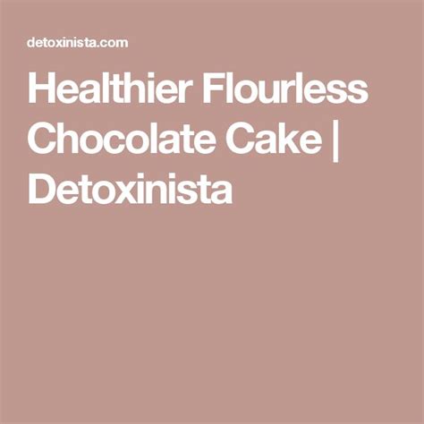 The Words Treats Flourless Chocolate Cake On A Brown Background