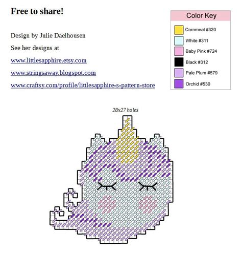 There are so many sites that offer free patterns but none of them actually tell you how to make your own and have it come out right. 1920 best Animals Plastic Canvas images on Pinterest ...