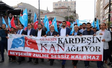 Nevşehirde Doğu Türkistan için yürüyüş düzenlendi HaberTS