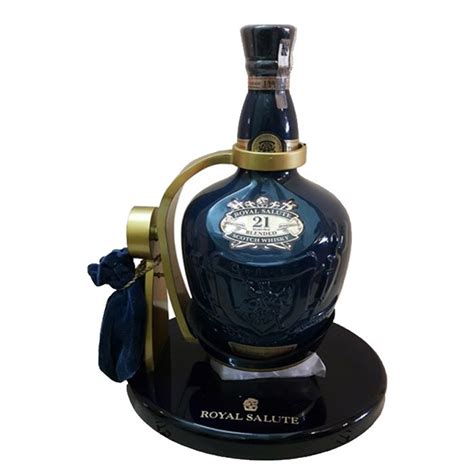 Name of whiskey speaks a special greeting and expression of respect for the high persons. Royal Salute 21 Year Old Sapphire Flagon - 3L | Blended ...