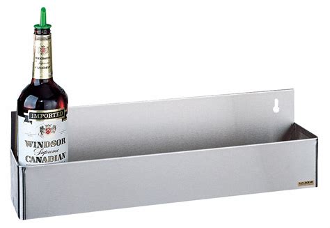 San Jamar B5522 Stainless Steel Single Rail Speed Rack Bottle Holder