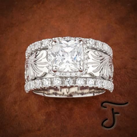 Sr 54 Western Wedding Rings Jewelry Bling