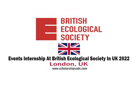 Events Internship At British Ecological Society In Uk 2022