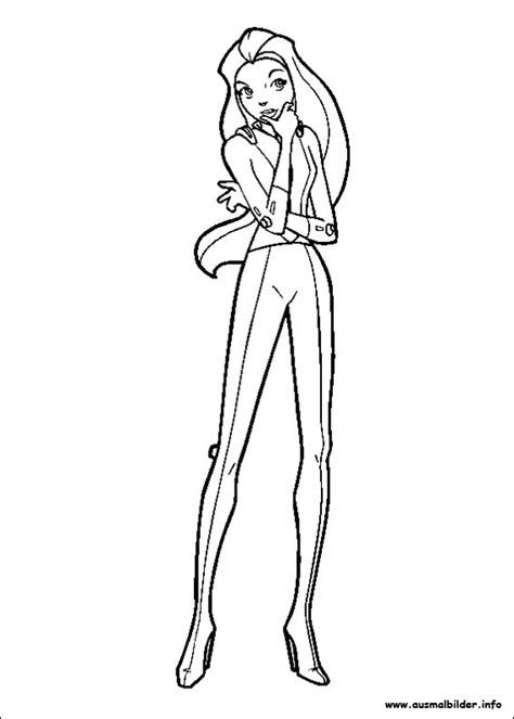 Totally Spies malvorlagen