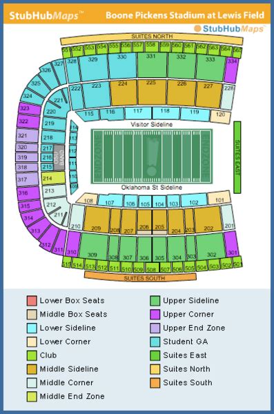 Boone Pickens Stadium Virtual Seating Chart
