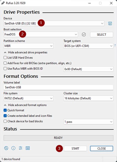 Create A Bootable Dos Usb Drive With Rufus On Windows 10 Techlabs