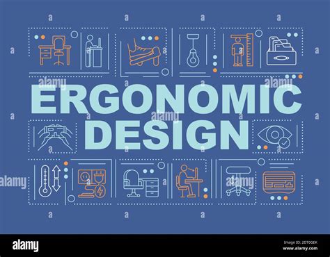 Ergonomic Design Word Concepts Banner Stock Vector Image And Art Alamy