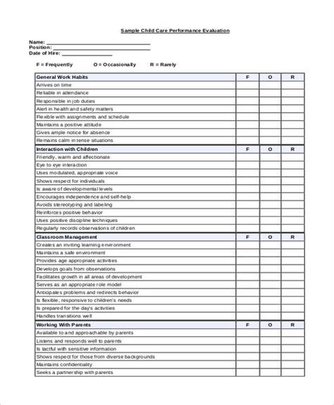 Download Free Employee Evaluation Forms