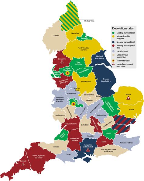 Devolution Map Where Are Deals Progressing Local Government Chronicle Lgc