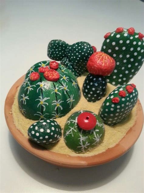 30 Best Cactus Painted Rocks Ideas Cactus Painting Painted Rock