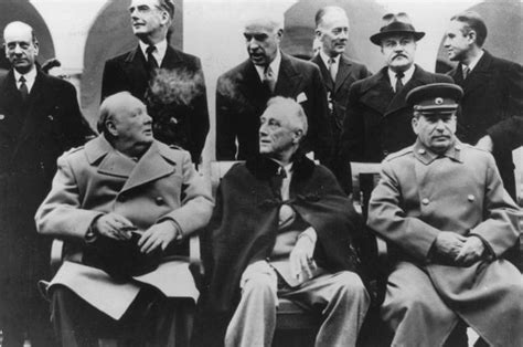 Churchill Roosevelt And Stalin In Yalta 1945 Roldschoolcool
