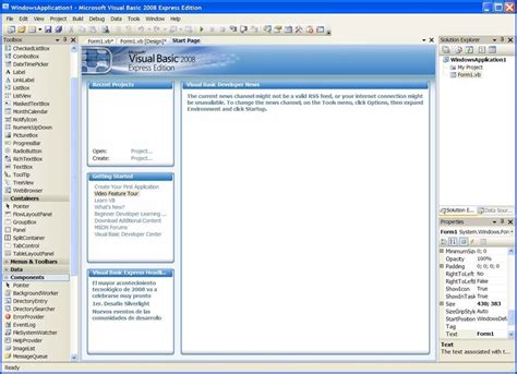 Visual Basic 2008 Express Edition - Download for Windows - 333download.com