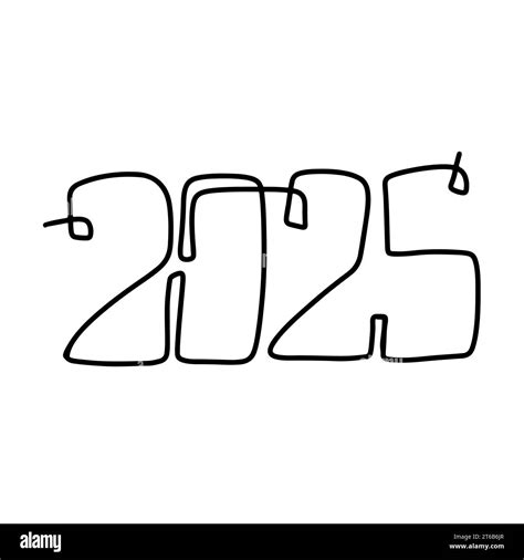 New Year Drawing 2025 Easy - Donna Gayleen
