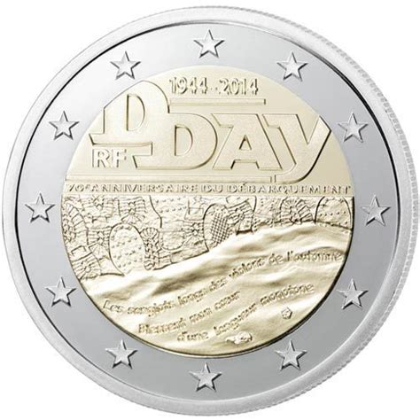 Popolarità ordina in base al più recente prezzo: 2 Euro Commemorative Coin France 2014 D-Day - Romacoi
