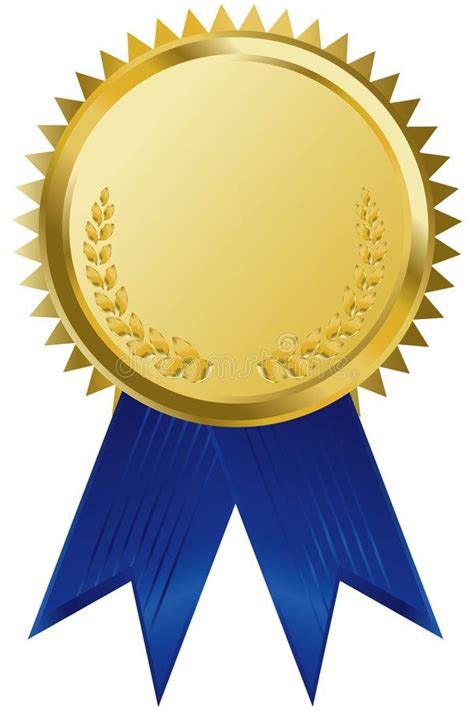 Gold Ribbon Award Vector