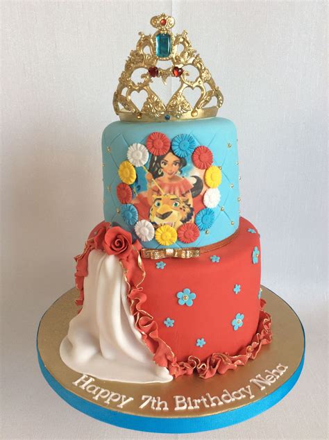 Elena Of Avalor 2 Tier Birthday Cake Tiered Cakes Birthday Princess