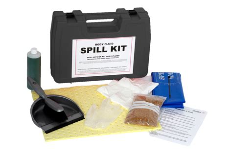 Body Fluid Spill Kit In Hard Carry Case Rml Supplies