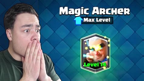 Magic Archer Naar Max Level Op Clash Royale Youtube