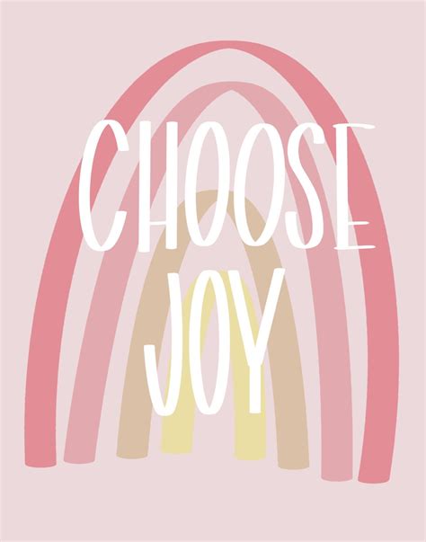 Choose Joy Print Digital Download Printable Wall Art Etsy