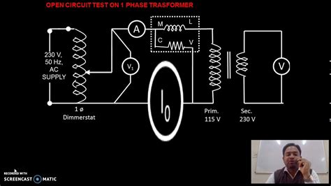 Open Circuit Test And Short Circuit On Single Phase Transformer With