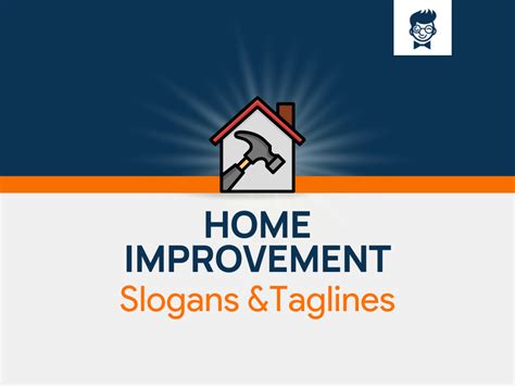 874 Home Improvement Slogans And Taglines Generator Guide BrandBoy