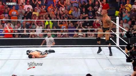 Randy Orton Rko In Mid Air On Evan Bourne The Best Finisher Of All