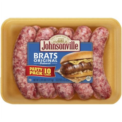 Johnsonville Uncooked Original Pork Brats 238 Lbs Pick ‘n Save