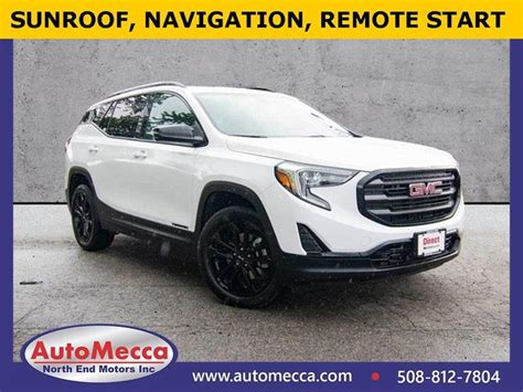 2019 Used Gmc Terrain Sle At Automecca North End Inc Serving Framingham