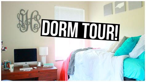 College Dorm Room Tour Freshman Year At Unc Charlotte Youtube