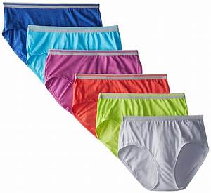 Fruit Of The Loom Women 39 S 6 Pack Heather Low Rise Brief 
