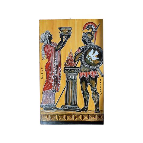 Pythia Goddess With Achilles Greek Painting Artofit