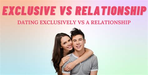 Dating Exclusively Vs A Relationship So Syncd Personality Dating