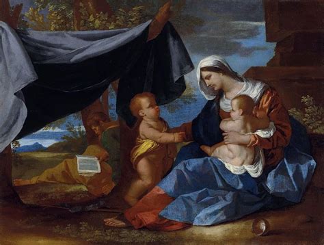 The Holy Family With The Infant Saint John The Baptist Nicolas Poussin