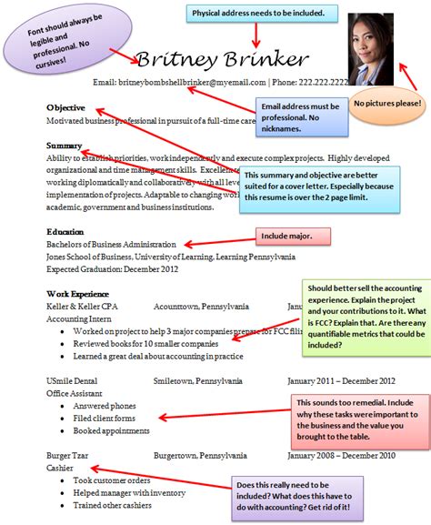 Use these 18 free cv templates + cv writing tips to write your own cv. Bad Resume Example Pdf Collections Resume Example Resume ...