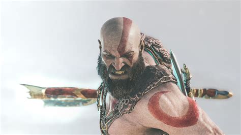 Kratos God Of War 4k 2018 Wallpaperhd Games Wallpapers4k Wallpapers