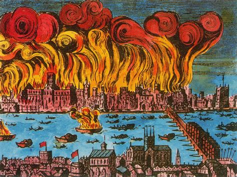 Great Fire Of London 1666 Poster Print By Science Source 24 X 18