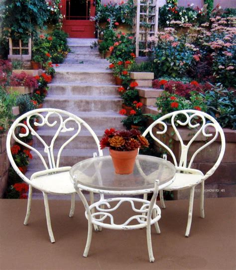 Furniture vintage table pics are great to. A Set Of Six French Antique Wrought Iron Garden Chairs ...