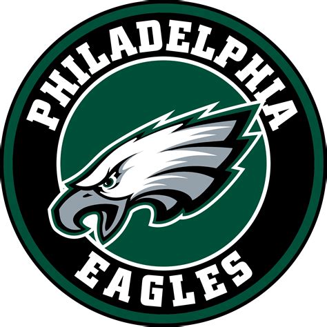 Philadelphia Eagles Circle Logo Vinyl Decal Sticker 5 Sizes