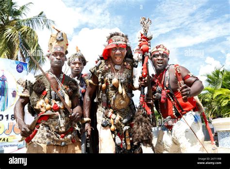 Yoruba Warriors Display Their Magical Power During The Olojo Festival
