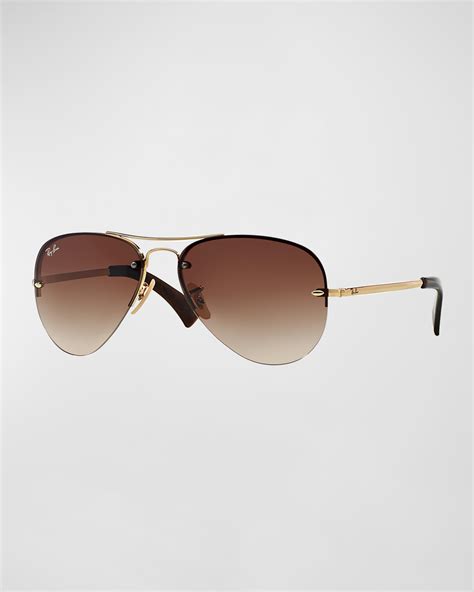 Ray Ban Original Aviator Sunglasses Golden Neiman Marcus