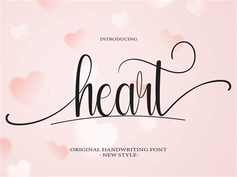 Heart Font Free Font