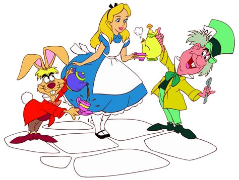 Alice In Wonderland Tea Party Clip Art Cliparts