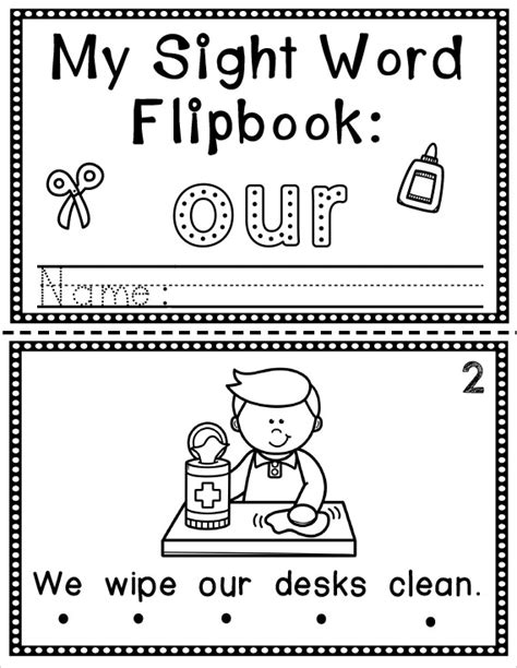 Sight Word Flip Book Flipbook Our Made By Teachers